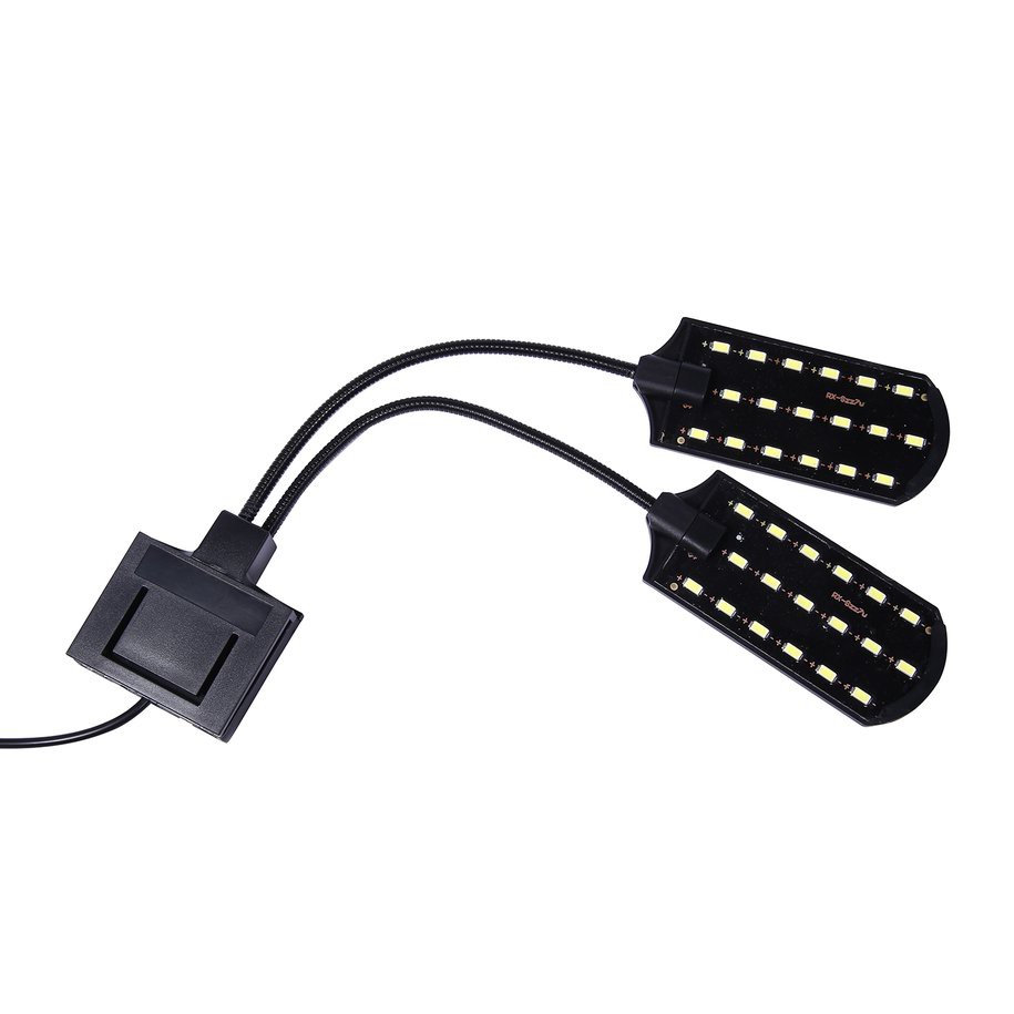 【Fitslim】Đèn LED chiếu sáng bể cá 2 đầu với phích cắm EU