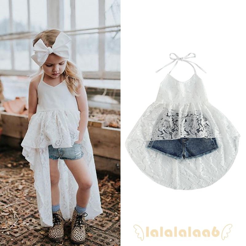Set Áo Sát Nách Ren Hoa + Quần Sọt Lưng Thun Có Túi Thời Trang Laa6-Kid