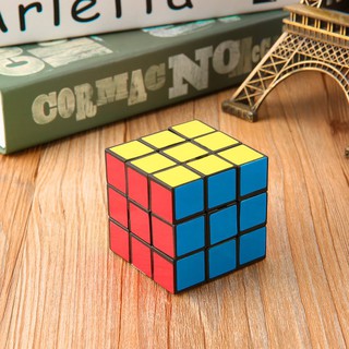 Rubik 3x3 viền đen, đồ chơi phát triển trí tuệ cho trẻ