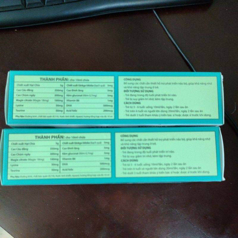 Siro hỗ trợ phát triển não bộ cho bé An Nhi Dưỡng Trí