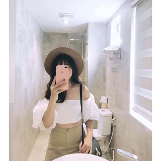 Áo kiểu nữ croptop áo croptop