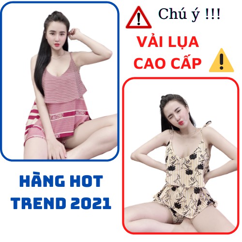 Bộ ngủ 2 dây | đồ ngủ lụa satin latin thiết kế sang trọng cao cấp nhiều mẫu mã hot trend pijama69luxury