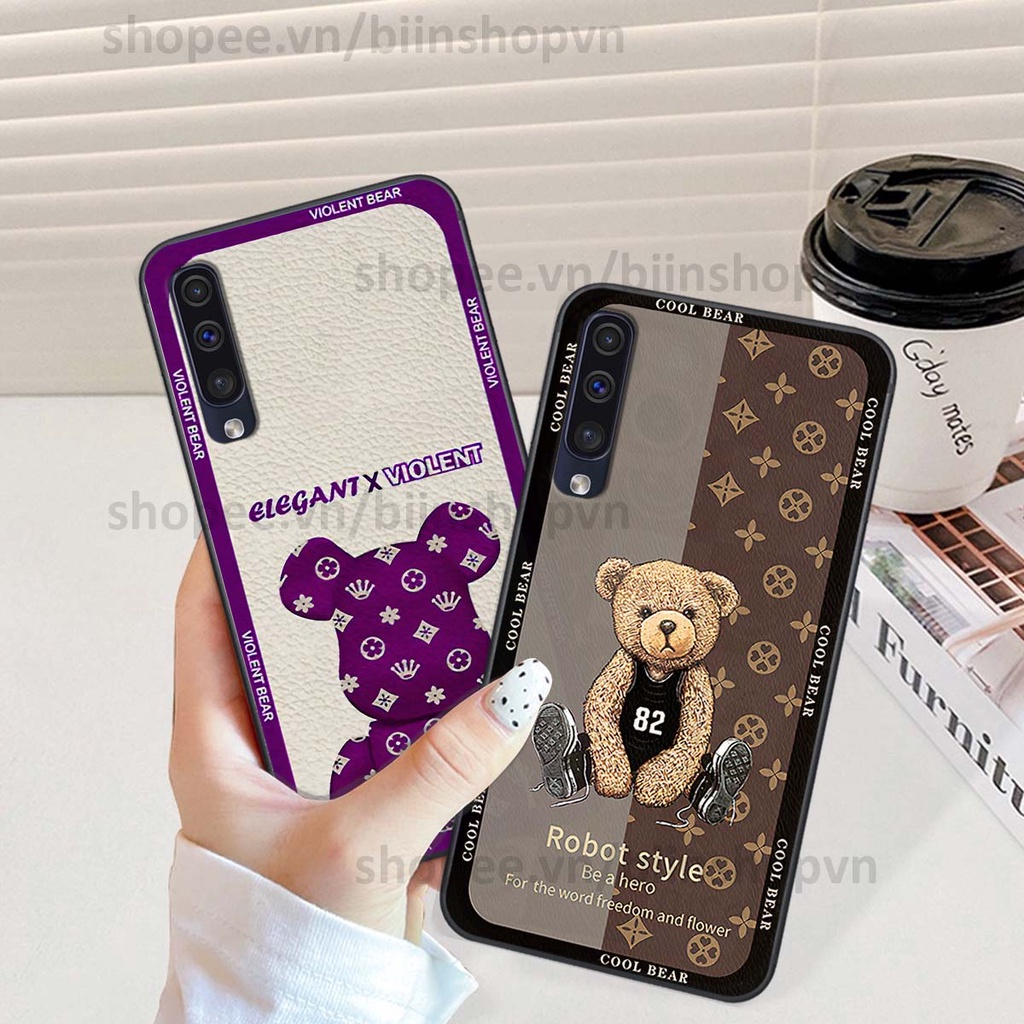 Ốp Samsung A30s / A50 / A50s / A70 hình gấu bear brick đẹp độc lạ, thời trang, cá tính