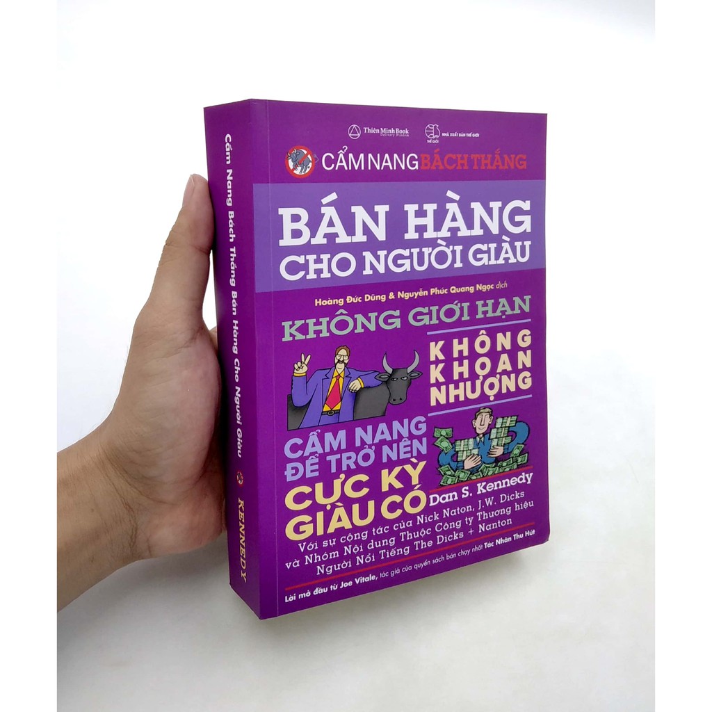 Sách - Cẩm nang bách thắng - Bán hàng cho người giàu ( không giới hạn , không khoan nhượng...) Tặng Kèm Bookmark