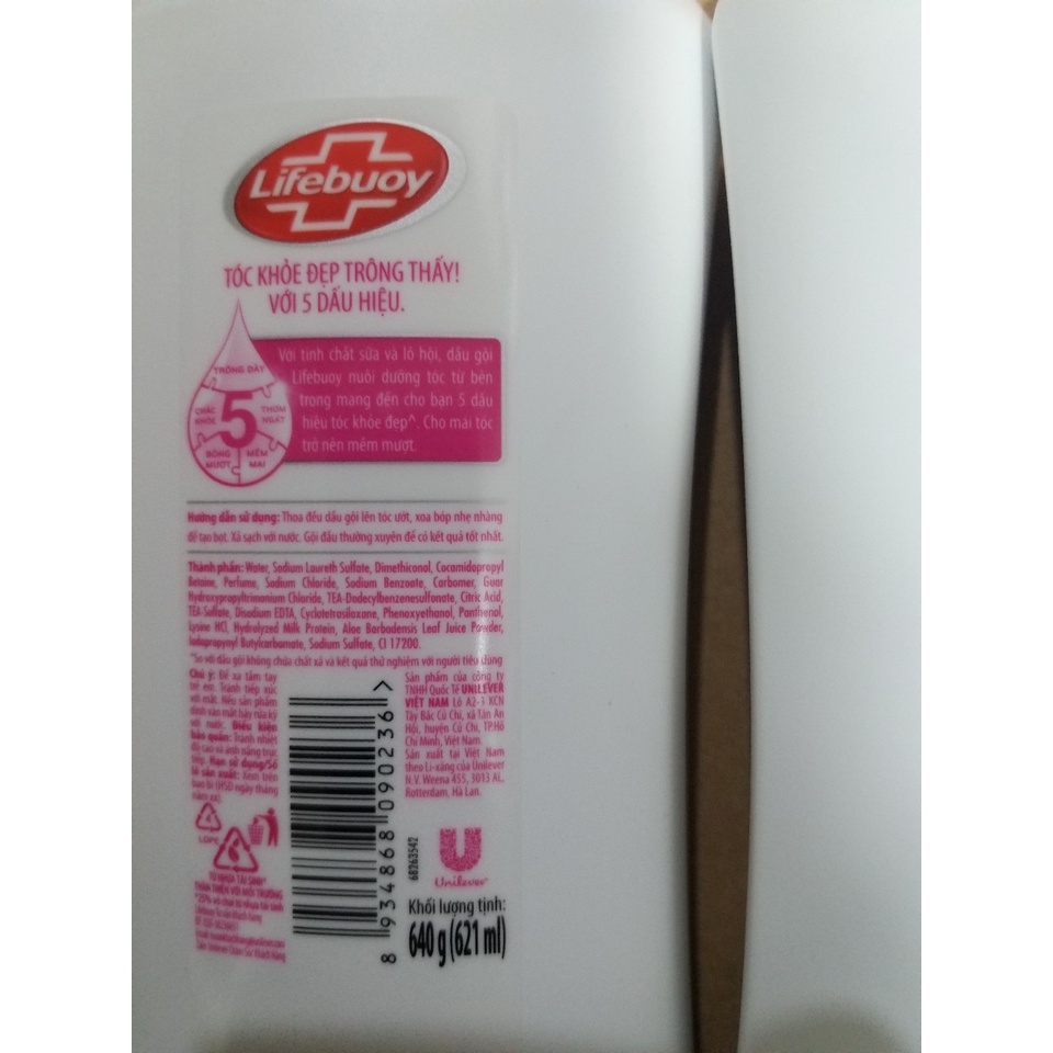 Dầu gội lifebuoy 640g thích hợp cho cả nhà