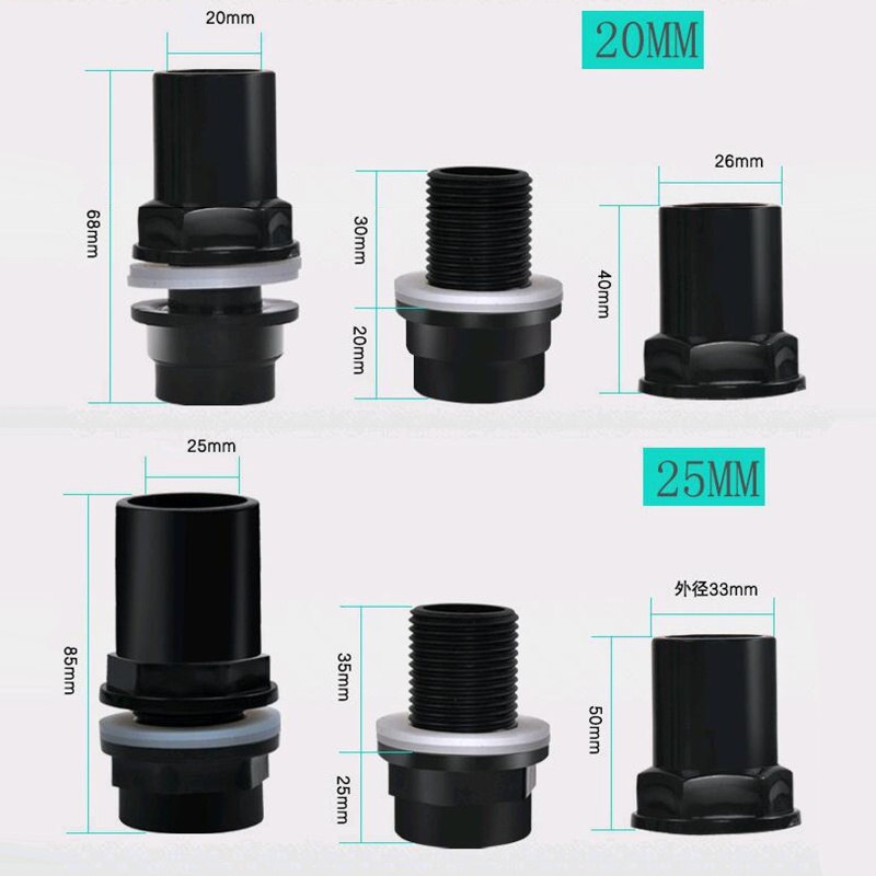 Đầu Nối Ống Nước Dạng Thẳng Tiện Dụng Cho Bể Cá