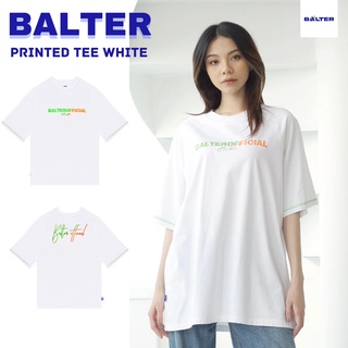 Áo thun balter - printed balter - white