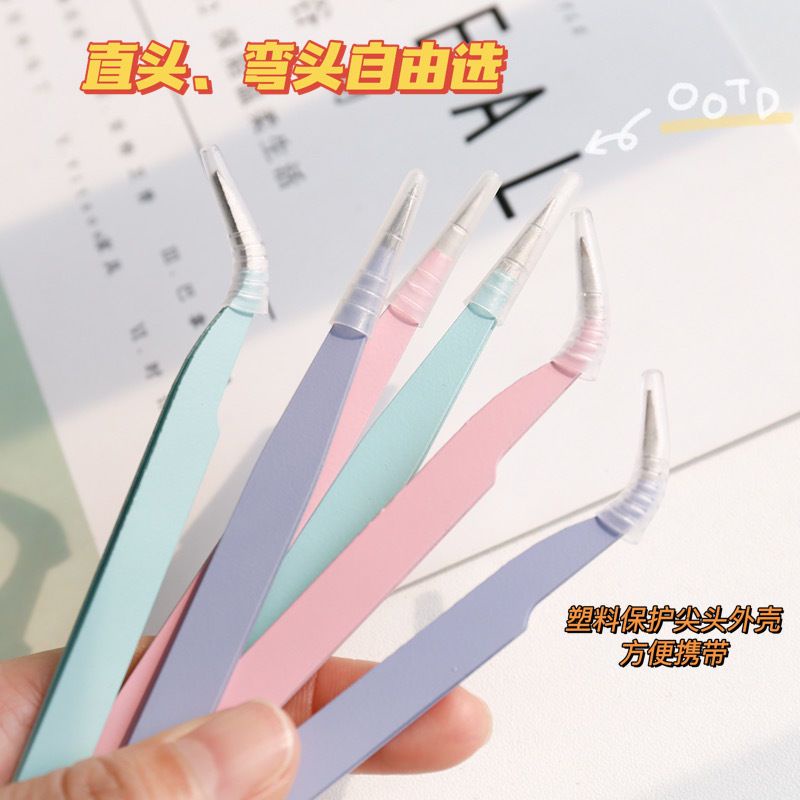 ❤Hàng Có Sẵn❤Nhíp Gắp Sổ Tay Bằng Thép Không Gỉ Nhiều Màu Sắc
