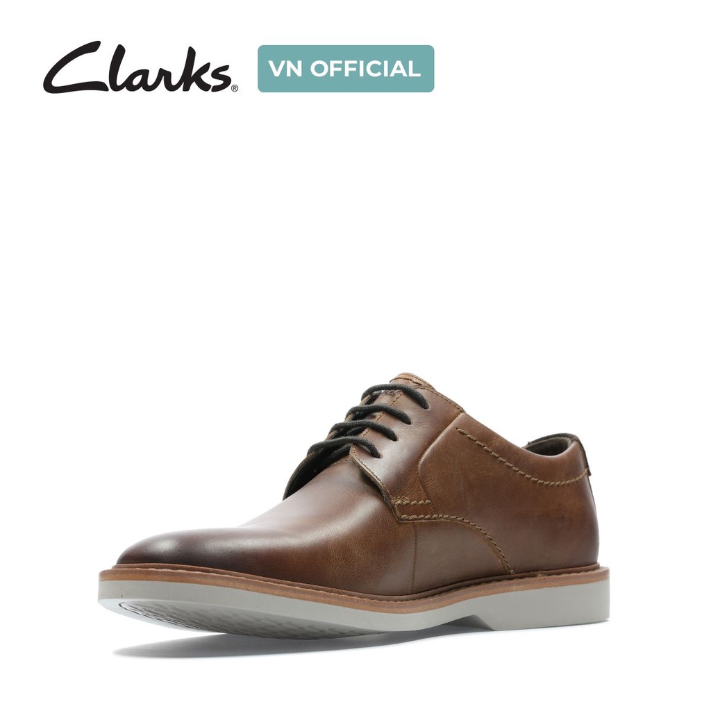 Giày Da Nam CLARKS Atticus LTLace màu nâu size 40