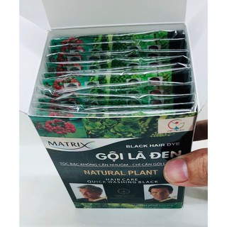 Gội Là Đen Matrix (10 gói x 25ml/hộp)