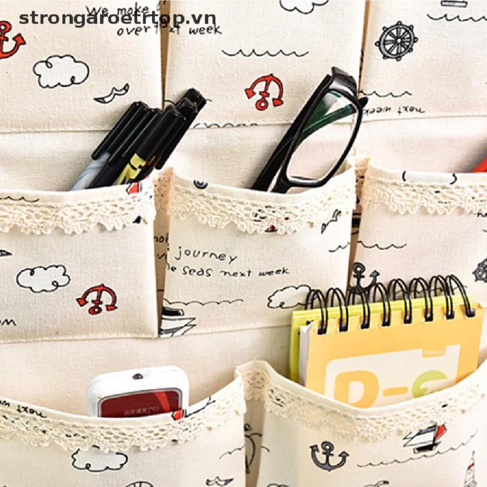 Túi Vải Treo Tường 3 Tầng, Giỏ Đựng Đồ Nhiều Ngăn