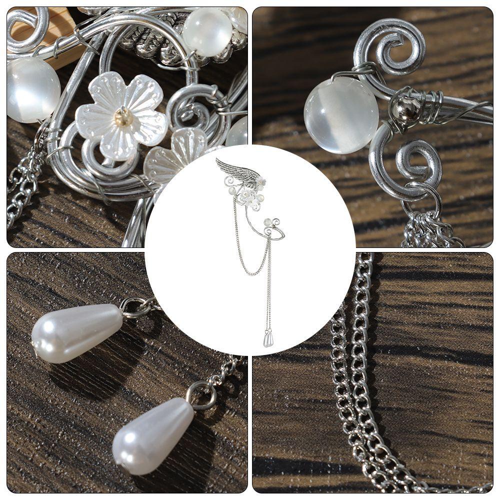 Khuyên Kẹp Vành Tai Elf Cho Nữ|Khuyên Kẹp Vành Tai Không Xỏ Lỗ Nhiều Màu Sắc