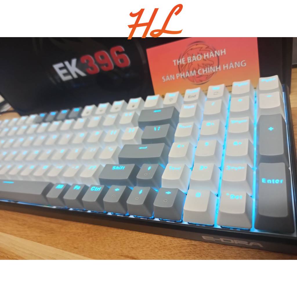 Bàn Phím Cơ Có Dây E-Dra EK396 Led RGB  - BH 2 Năm - Hưng Long PC