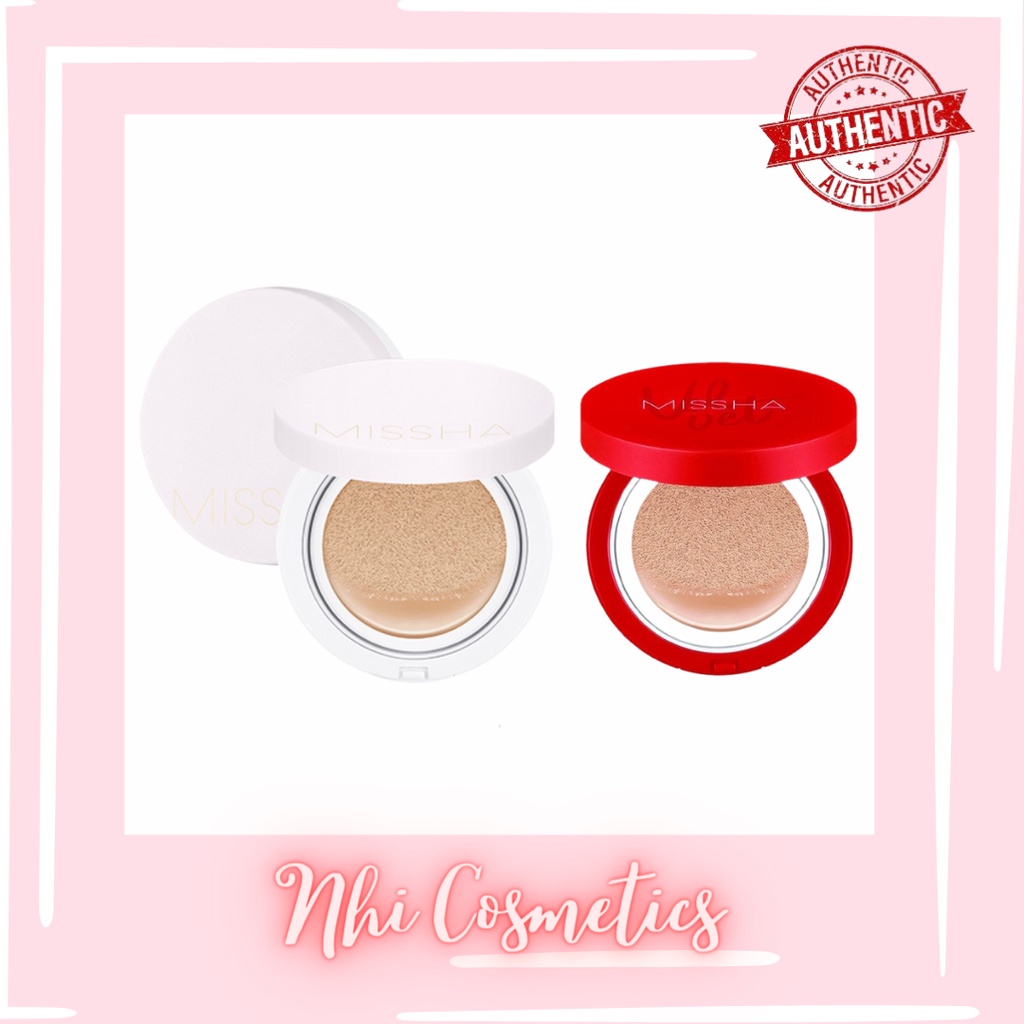 PHẤN NƯỚC MISSHA CUSHION [VỎ ĐỎ - HỒNG - TRẮNG]