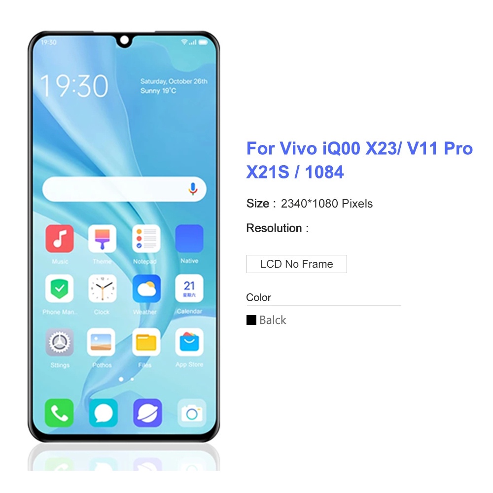 Màn Hình Vivo X23 LCD V11 Pro Cảm Ứng LCD Thay Thế Cho