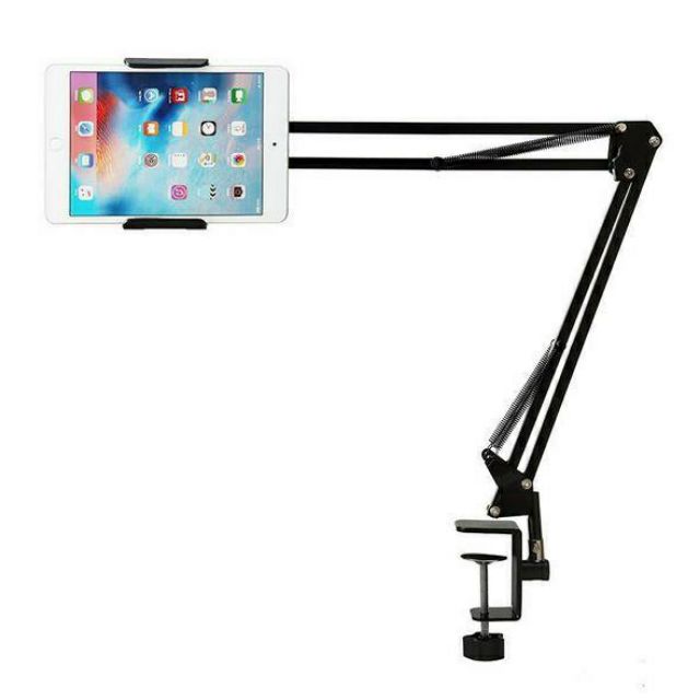 Kẹp Điện Thoại/IPad Stand Gắn Đầu Giường, Bàn Làm Việc Tiện Lợi