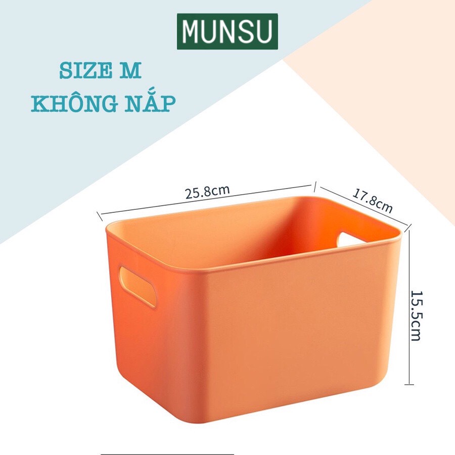 Hộp Đựng Đồ Bằng Nhựa Đa Năng Có Tay Cầm Nhiều Màu Tiện Dụng Cao Cấp Đựng Quần Áo, Mỹ Phẩm Q002