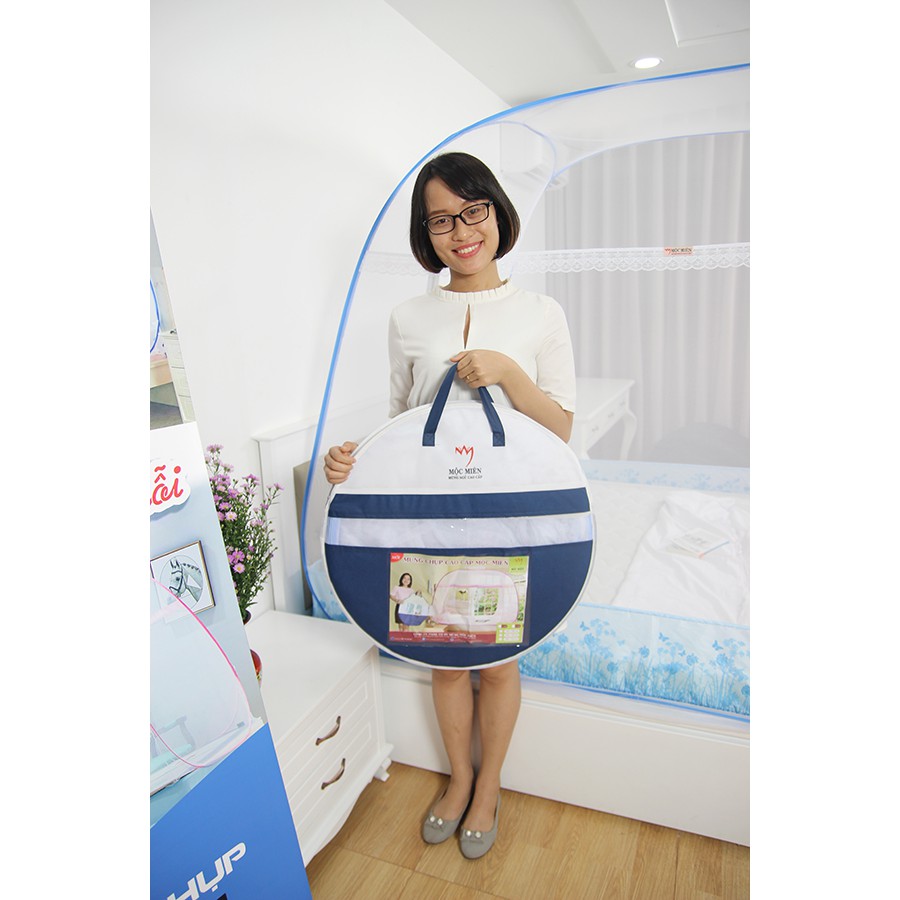 Màn Chụp Tự Bung Đỉnh Rộng Mộc Miên Nhiều Kích Thước