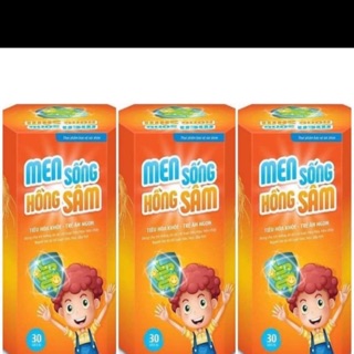 Men sống hồng sâm Hàn Quốc 30 gói