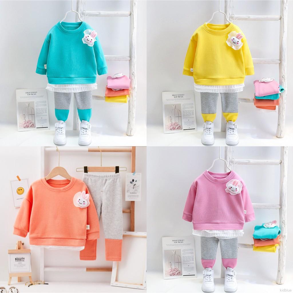 Set quần áo phong cách Hàn Quốc đáng yêu dành cho bé