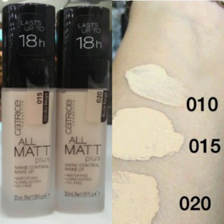 Kem Nền CATRICE All Matt Plus Shine Control Make Up chuẩn au cho make up chuyên nghiệp