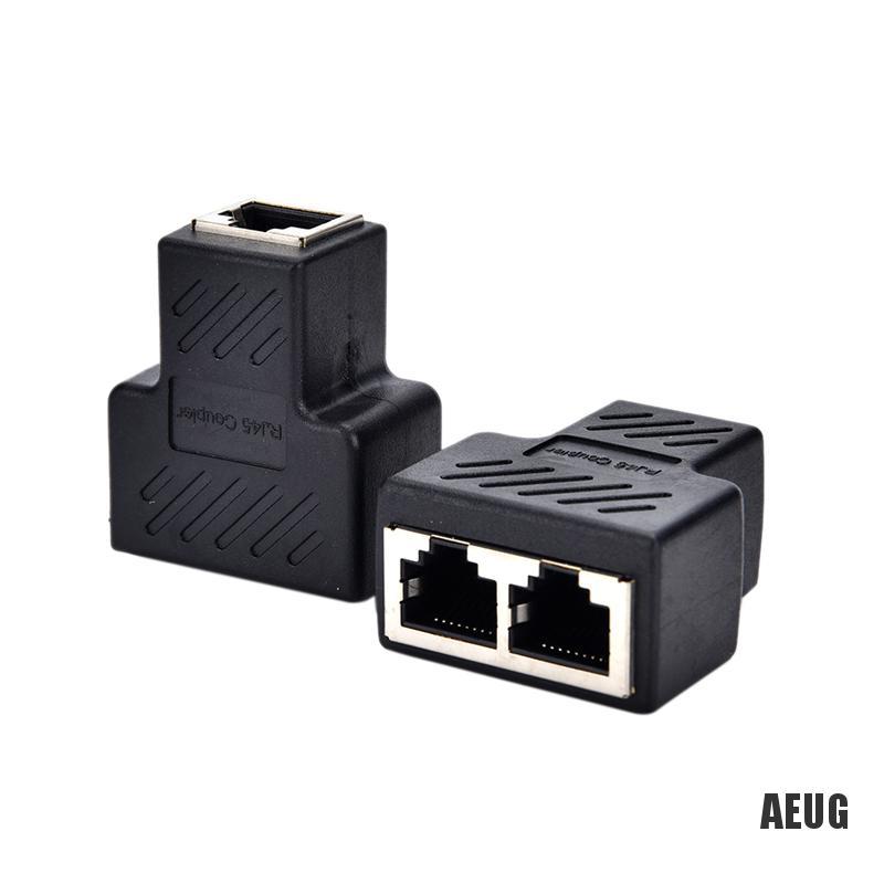 Đầu kết nối cáp mạng LAN Ethernet RJ45 chia 1 đầu vào 2 đầu ra