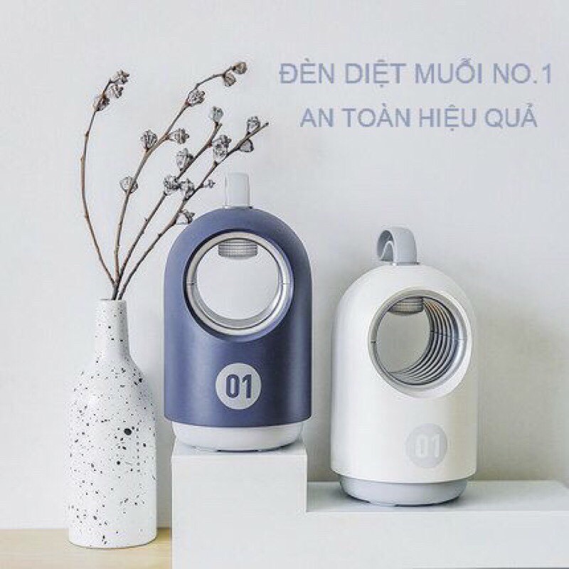 Đèn bắt muỗi diệt côn trùng kiêm đèn LED ngủ thông minh Jisulife – Đèn bắt muỗi tự động bằng ánh sáng tia UV