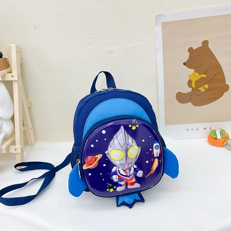 Balo siêu nhân cho bé mẫu mới 2022, quai cặp dày dặn chống nước - Hàng Quảng Châu Cao Cấp (8065)