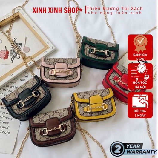 TÚI XÁCH MINI KHOÁ H.H ĐEO CHÉO SIÊU XANH 6 MÀU PHỐI ĐỒ NỮ, THỜI TRANG NỮ ĐẸP, PHỤ KIỆN THỜI TRANG HOT