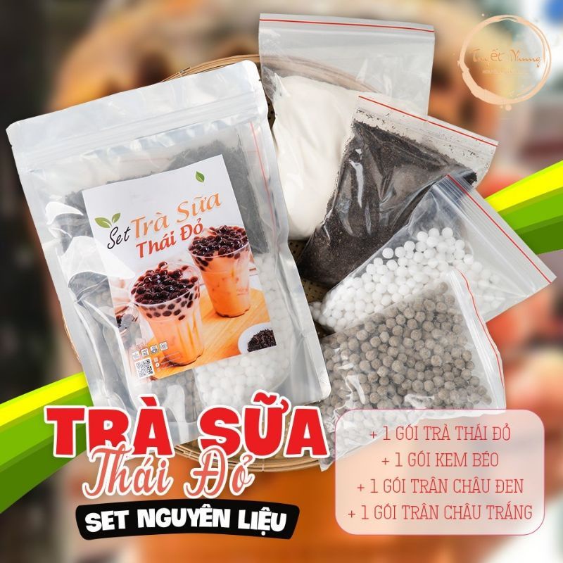 SET TRÀ SỮA PHÚC LONG TỰ NẤU 400GR