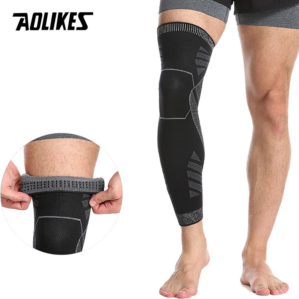 Miếng đệm ống chân Aolikes phong cách thể thao thoáng khí thấm hút mồ hôi chống trượt thoải mái