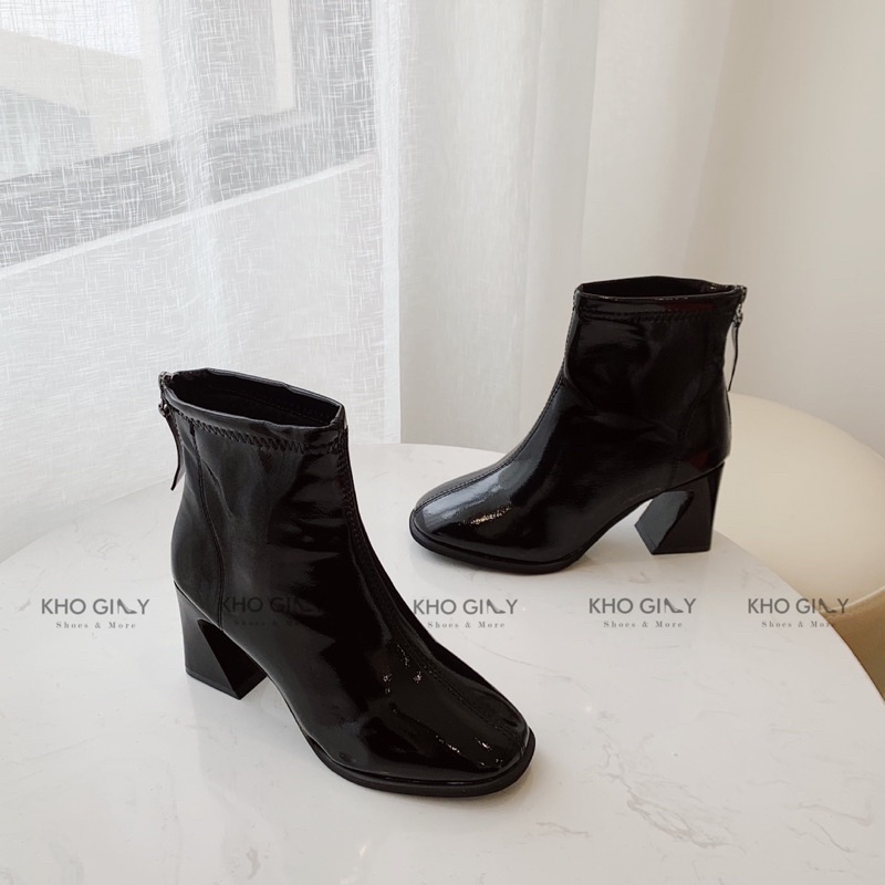 Boots Lửng bóng gót vát B005 | BigBuy360 - bigbuy360.vn