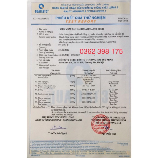 [túi 500g] VIÊN MẦM ĐẬU NÀNH MATCHA TUỆ MINH | BigBuy360 - bigbuy360.vn