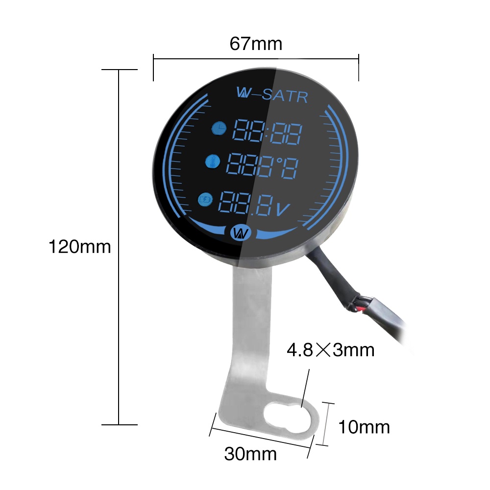 Price concessions for factory clearing inventoryMotorcycle voltmeter time temperature voltage three-in-one