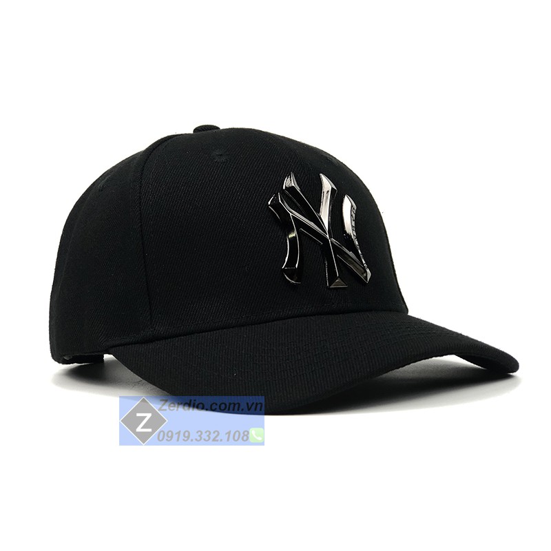 Mũ lưỡi trai Ny logo hợp kim sáng cho nam và nữ full tem tag cực chất - M117