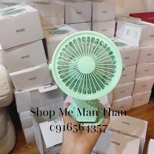 [Tặng pin 2600mah] Quạt kẹp bàn , xe đẩy Cho bé thương hiệu Yase chuẩn nội địa Trung | BigBuy360 - bigbuy360.vn