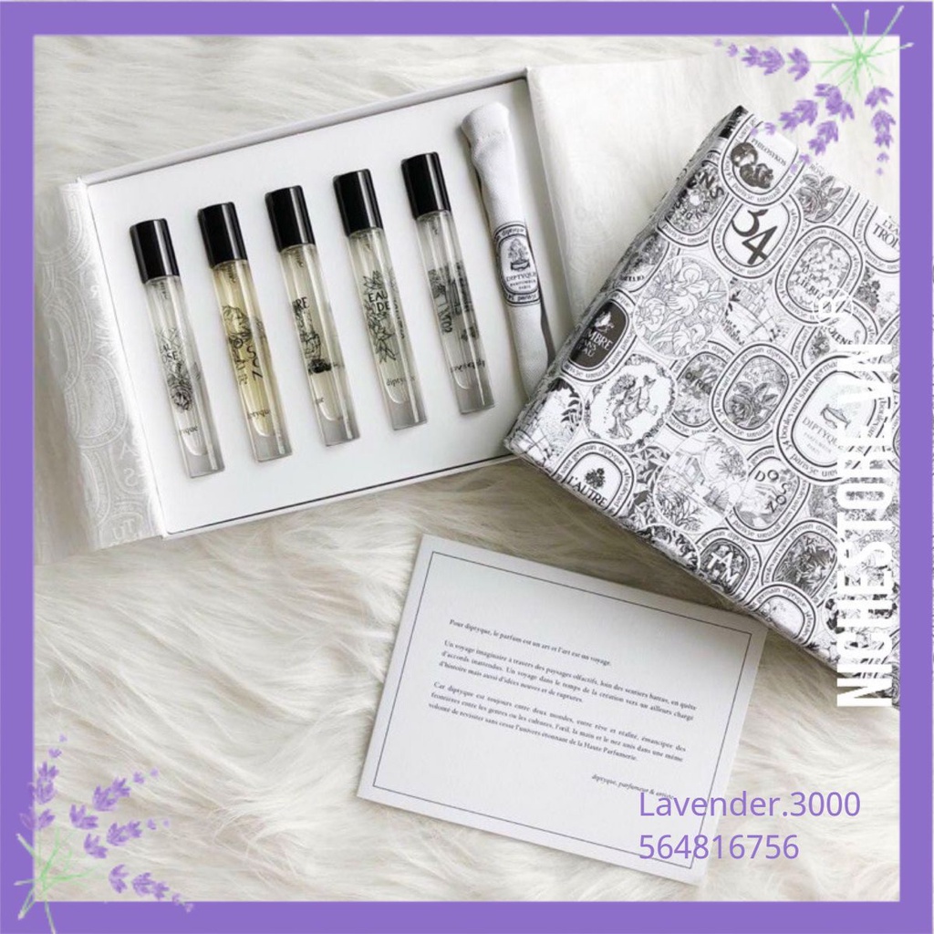 💎 Set Nước Hoa Diptyque Mini 7.5ml Đủ Mùi (Tách Set) Test 5ml/10ml