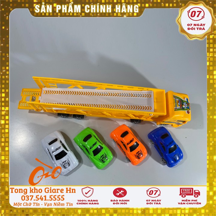 Xe đồ chơi cho bé, Xe đầu kéo kèm đồ chơi, chất liệu an toàn - có kiểm định Hàng luôn có sẵn