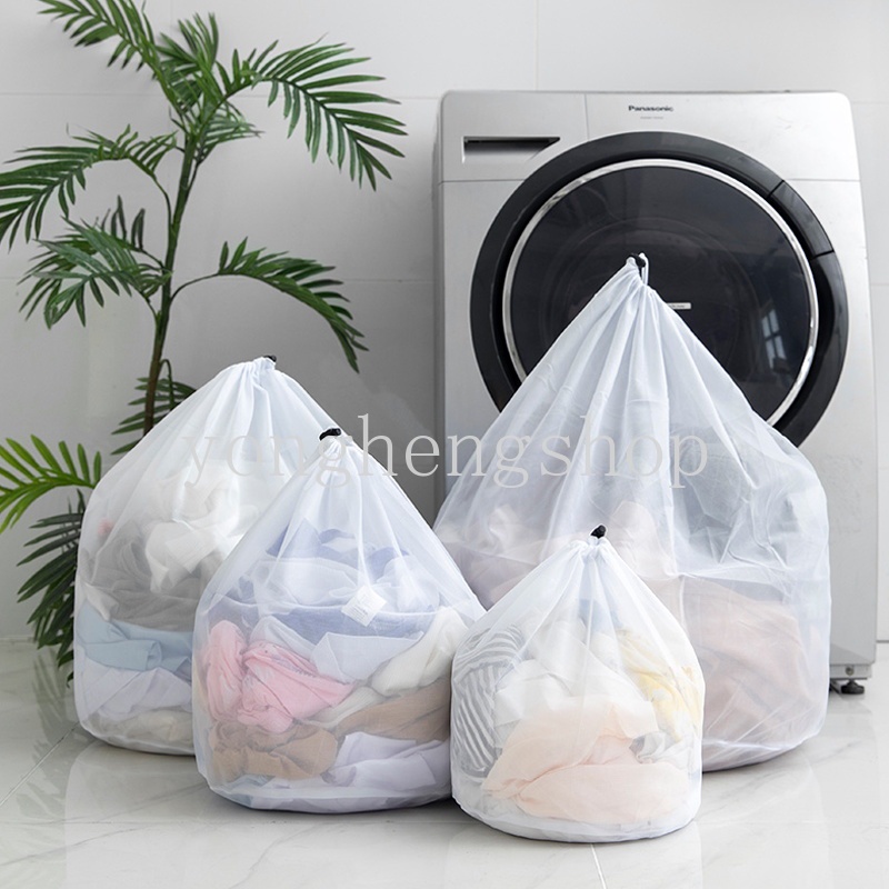 Túi Lưới Giặt Đồ Lót / Vớ Dung Tích Lớn Có Dây Rút Tiện Dụng