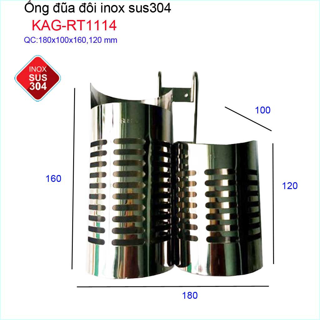 ỐNG ĐỰNG ĐŨA NHÀ BẾP INOX KAG-RT1114