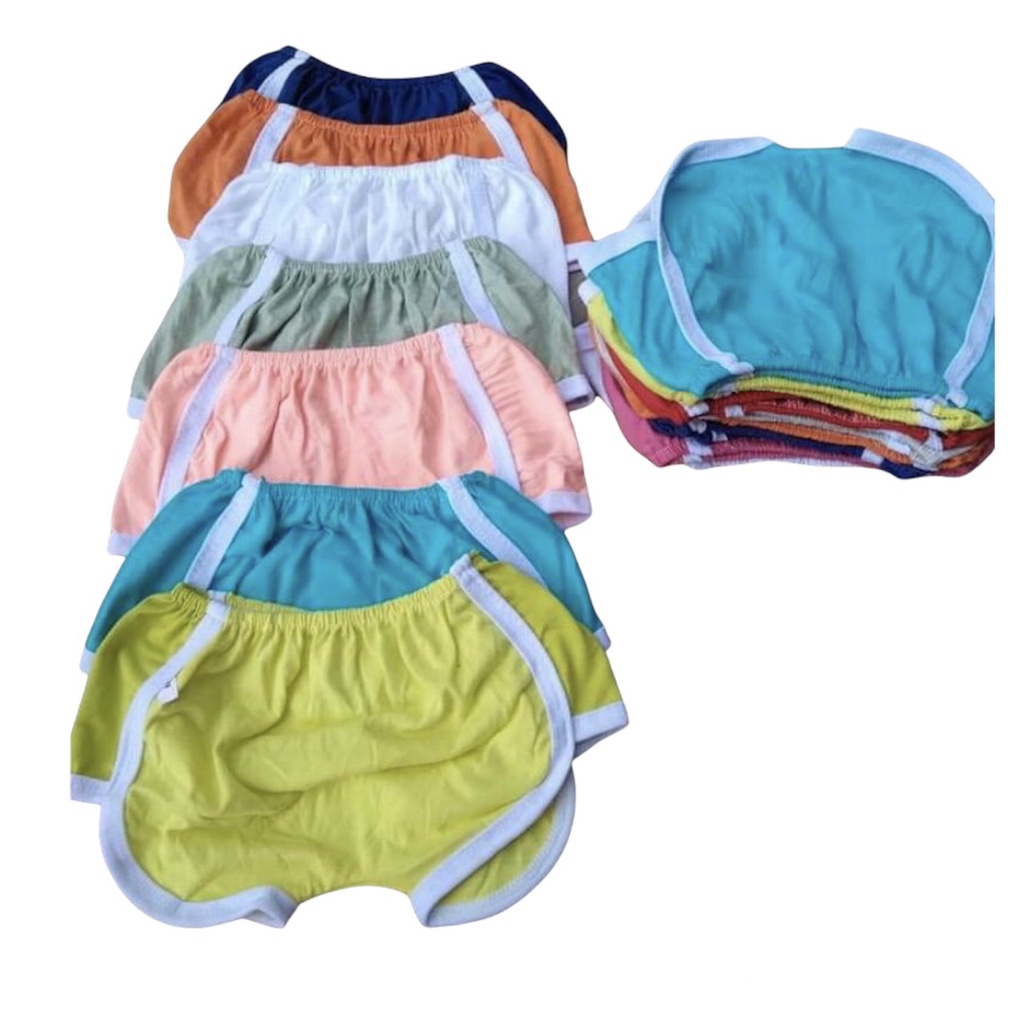 Set 5 quần bí, quần đùi chục chạy viền cho bé siêu cưng, vải cotton mềm mát tha hồ vận động