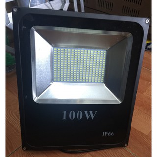 Đèn pha led 100w ip66 siêu mỏng (ánh sáng trắng)