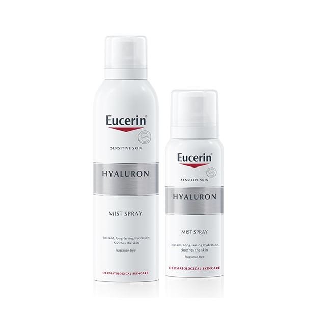Xịt Khoáng Dưỡng Ẩm Eucerin Hyaluron Mist Spray Sensitive Skin (150ml - 50ml)