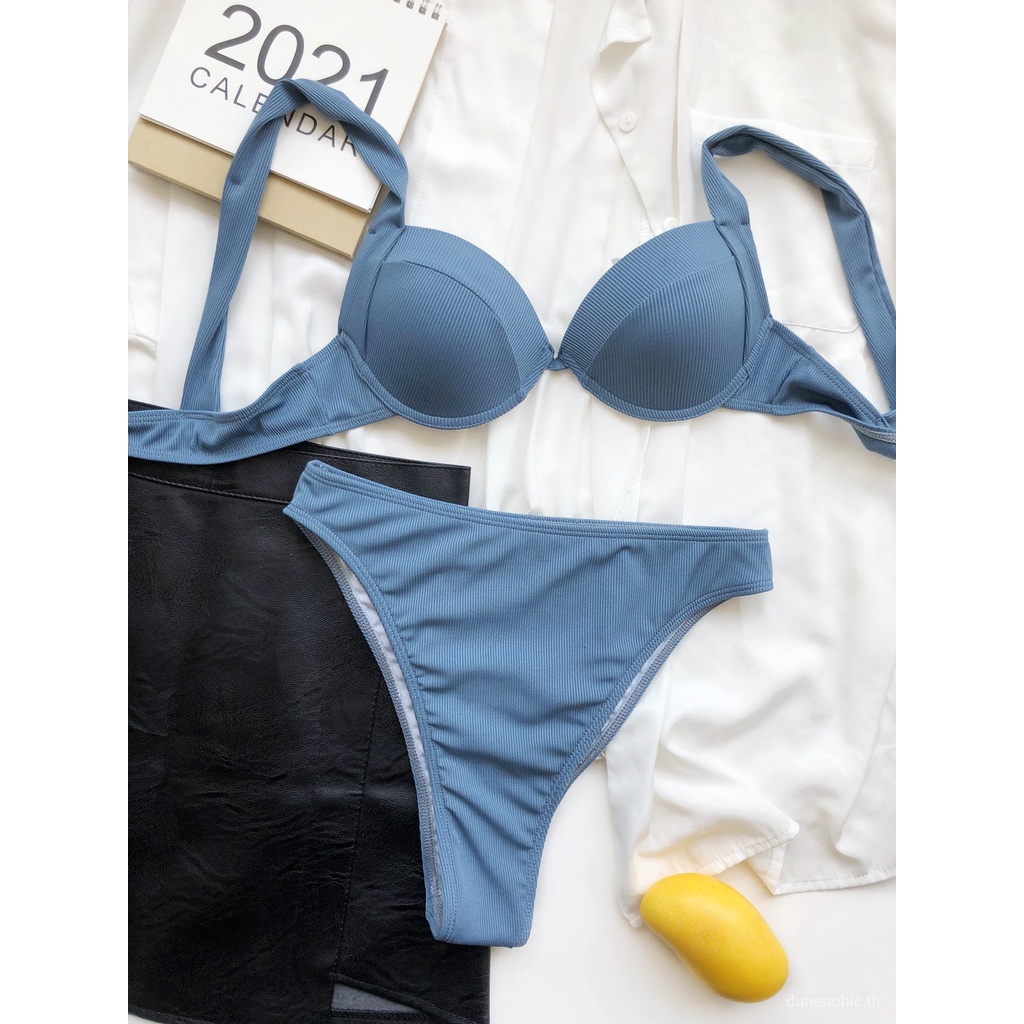 DUNEA Bộ đồ bơi 2 mảnh với áo nâng ngực gợi cảm thời trang dành cho nữ