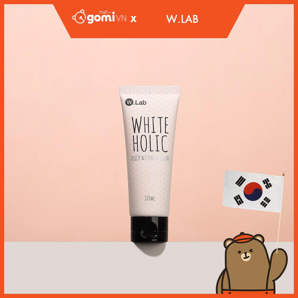 Kem Dưỡng Trắng Nâng Tông Da Tức Thì W.Lab White Holic GomiMall