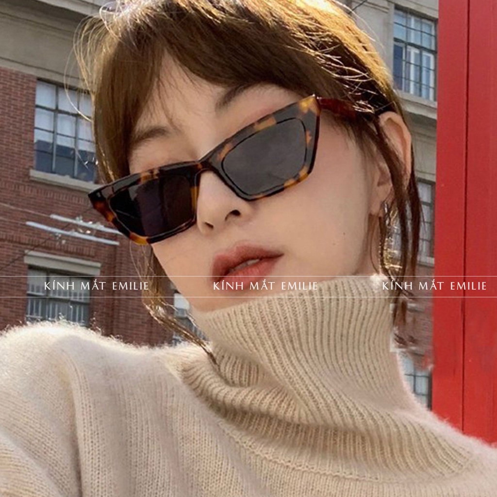 Gọng kính mát ngang xéo mắt chống uv400 Emilie eyewear phụ kiện thời trang CHAPSAL