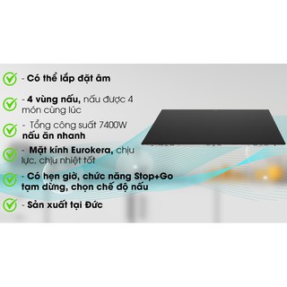 Bếp điện từ Electrolux EHXD875FAK (4 vùng nấu)