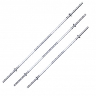 Thanh đòn đẩy tạ sắt mạ crom không rỉ phi 27 dài 1,2m 1,5m và 1,8m