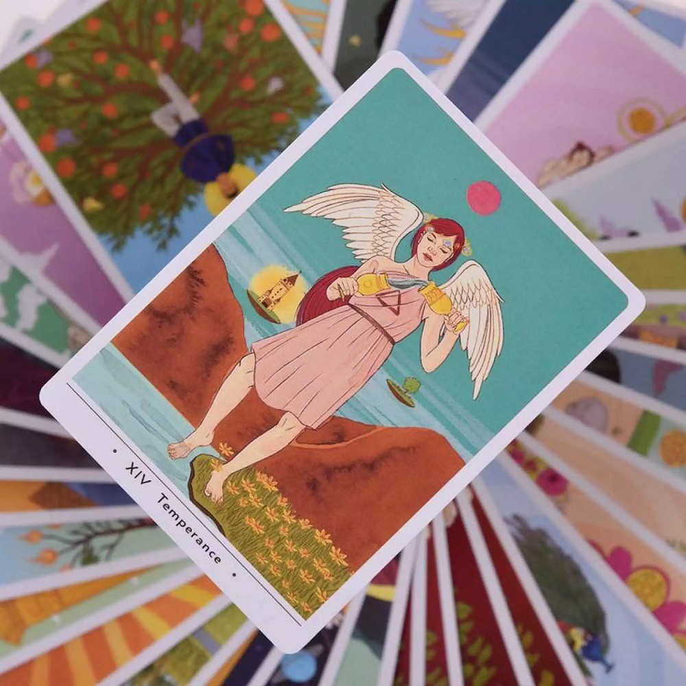 Bài Oracle True Heart Intuitive Tarot Tặng Đá Thanh Tẩy C134