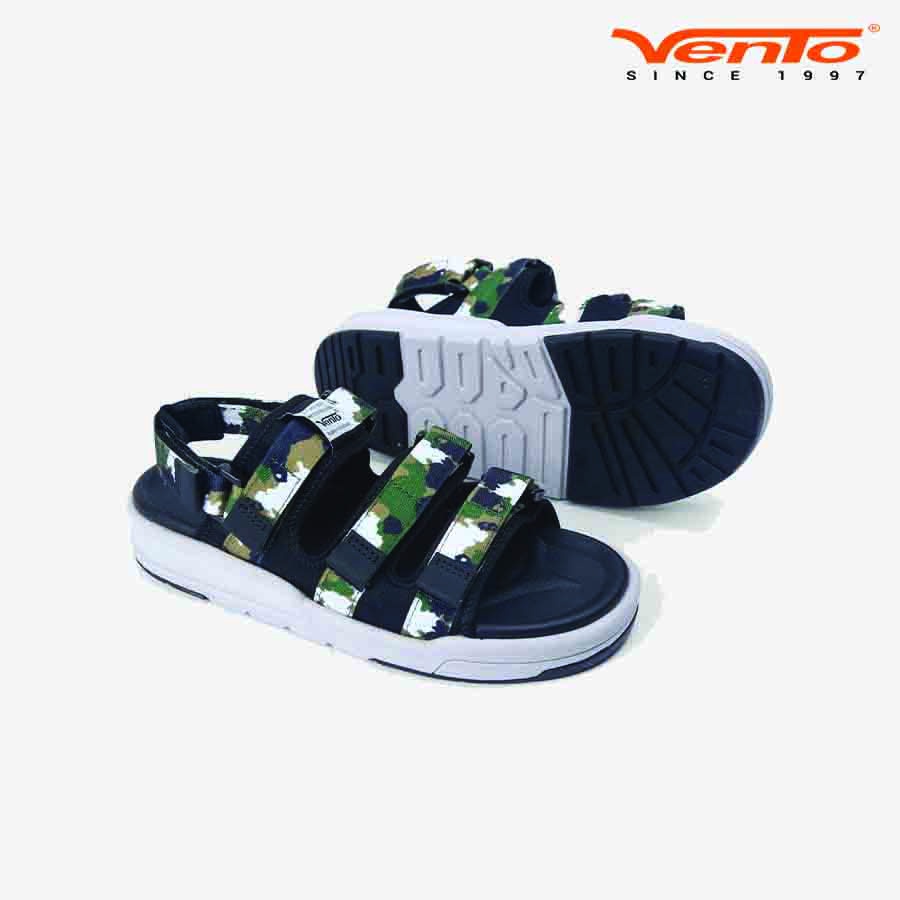 Giày Sandal Vento 3 Quai SD1001 Xanh Lá Camo